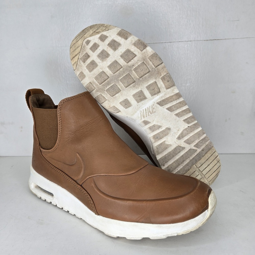 Nike Air Max Thea Mid Women Ale Brown/Sail Leather 11 W Comfort Shoes 859550-200 - Picture 7 of 9